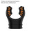2Pcs Universals Scubas Diving Snorkel Regulator-Grey orange 7