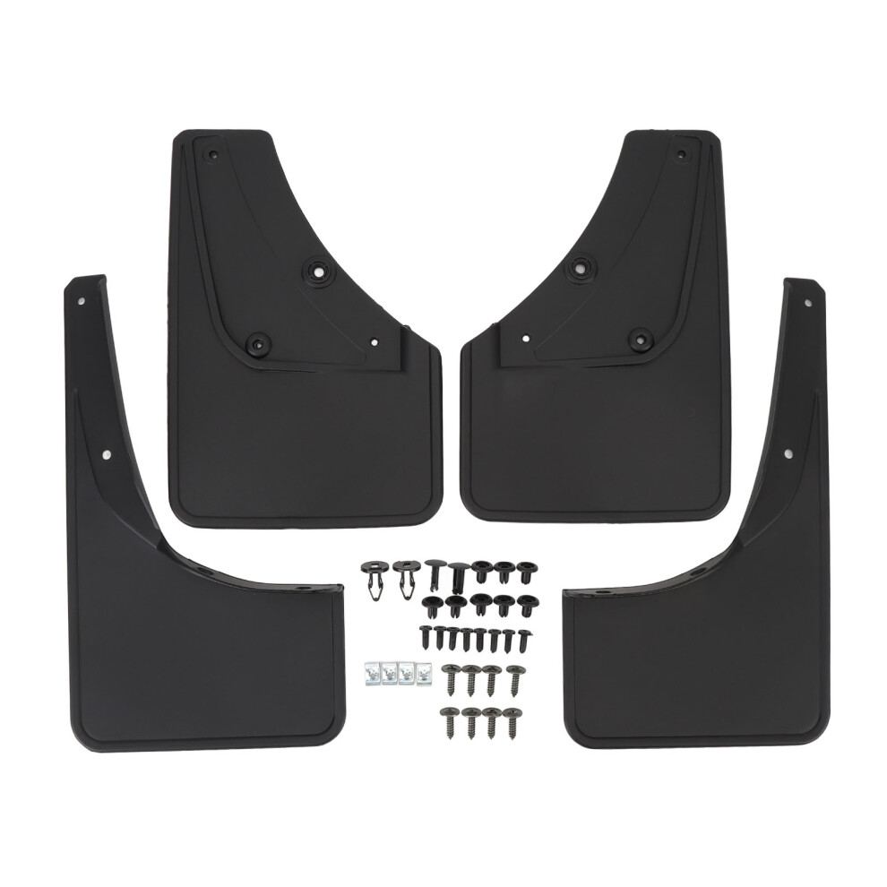 4Pcs Car Wheel Mudguards Front Rear Wheel Black 8320539915289