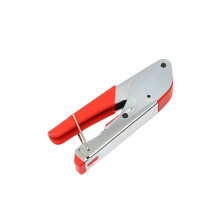 F-Type Coaxial Cable Crimper and Stripper Tool for Coax Compression Connectors, Heavy-Duty Design, Compatible with RG6 RG59