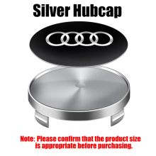 (AUDI Black SLG, 68mm Hubcap) 4Pcs 60/63/68mm Car Wheel Center HubCap Rim Cover Auto Huncaps Accessories For Audi C7 C6 C5 B5 B6 B7B8 Q5 Q7 TT A1 A3 A4 A5 RS3