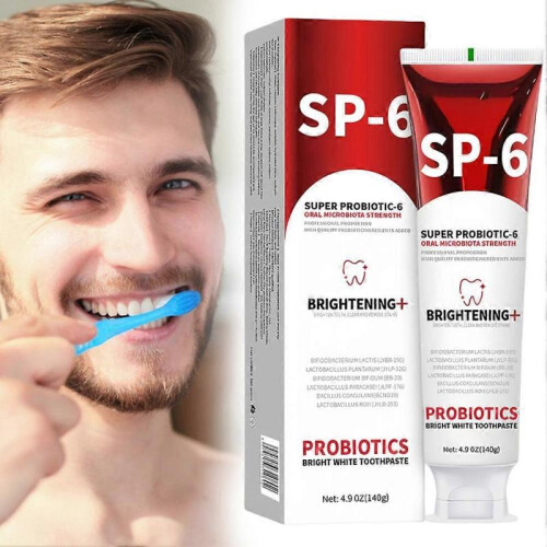 (2pcs)SP6 Probiotics Whitening Toothpaste Removing Bad Odor Toothpaste for Daily Use 2