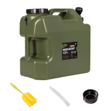 Camping Water Container 4.8 Gallon Portable Water Jug with Faucet 14.57x7.87x9.61 Inches PE Storage Bucket for Outdoor Use