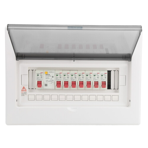 Electric Lighting Distribution Box 7-Way Plastic 2