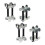 4 Pack Coil Spring Spacer Coil Spring Booster 2