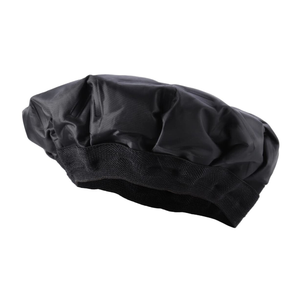 Thermal Heated Gel Hair Cap for Deep Conditioning Treatment, Microwaveable Wireless Design, Even Heating, Black, Home and Salon Use