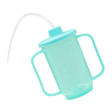 Drinking Cup for Disabled Patients Spill-Proof Straw Mug for Elderly - Comfortable Durable Design for Home Dining Use