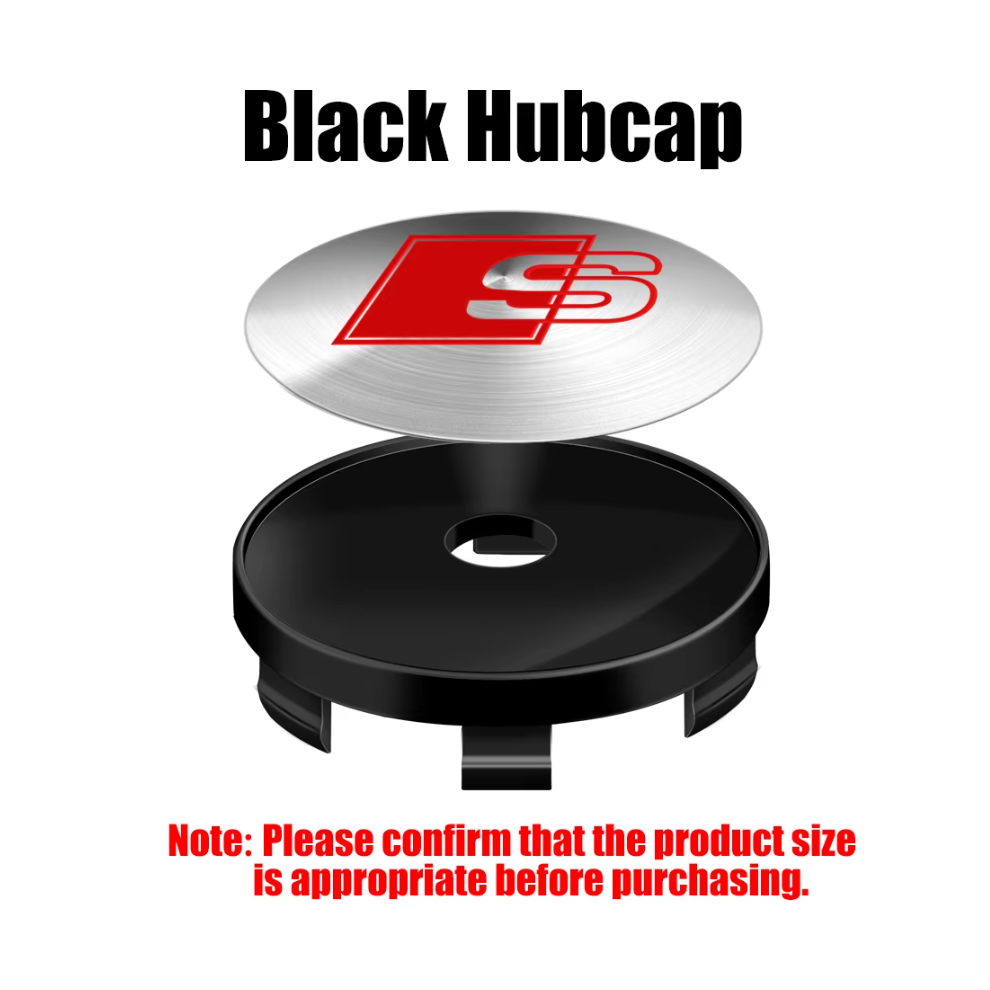 (AUDI S BKG, 68mm Hubcap) 4Pcs 60/63/68mm Car Wheel Center HubCap Rim Cover Auto Huncaps Accessories For Audi C7 C6 C5 B5 B6 B7B8 Q5 Q7 TT A1 A3 A4 A5-image-OPC-PKCBTRR-NEW