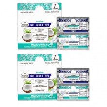 (2 Boxes)7-Day Whitening Strips for Sensitive Gums - Advanced Non-Slip Dry Strip Technology & Stain Removal