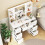 7 Drawers Dressing Desk with LED Lighted Mirror and LED Light Mirror 5