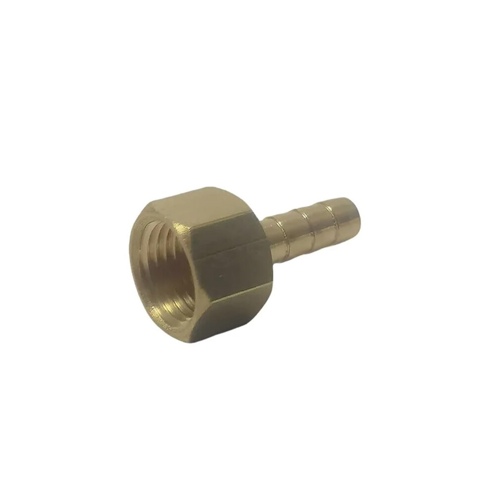8Mm Od Hose M8x1 Metric Female Thread Brass Coupler Connector For Plumbing And Automotive Applications 9084446763850