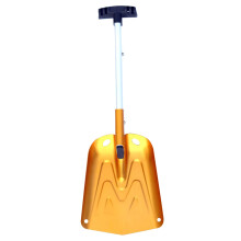 Snow Shovel Detachable Gold Car Snow Shovel Rust-Resistant Aluminum Alloy Skidproof Handle for Snowmobiles and Camping