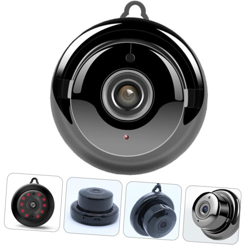 Home Security CCTV Camera Indoor Outdoor High-Pixel Sensor with Night Vision and Motion Detection Plastic Design 2