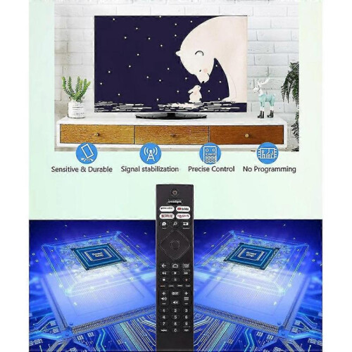 Philips Ambilight 4k Ultra HDR OLED Android Smart TV Remote Control Replacement 1