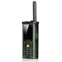 Rugged Outdoor Mobile Phone Big Power Long Standby Antenna Good Signal Four Sim Cards 3D Box Speaker Ebook -Green