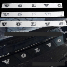 Volvo Car Sticker Trunk Logo Rear Badge Black Silver XC60 XC90 S90 XC40 S60 Letter Logo