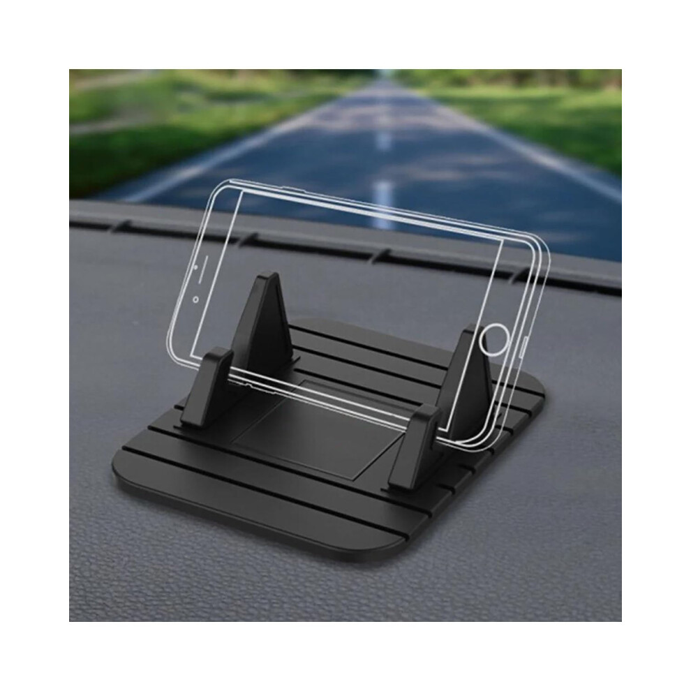 Dashboard Mat - Silicone Non-Slip Car Dashboard Phone Holder Pad, Multi-Functional Anti-Slip Mat For All Phones, 1 Piece 6447073477331