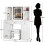 Dressing Table，with LED Mirror，3 Drawers，Makeup Vanity Table，for girls 2