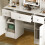 Dressing Table，with LED Mirror，3 Drawers，Makeup Vanity Table，for girls 6