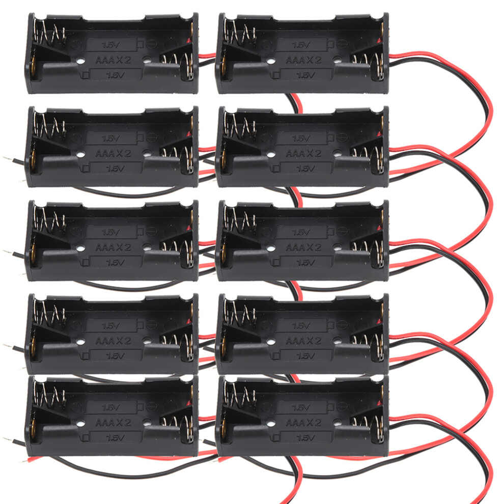 10pcs 2x 3x AAA Battery Holder Battery Power Case