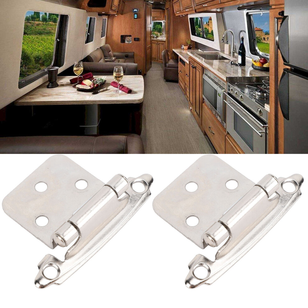 Steel Rv 1/2In Overlay Self-Closing Cabinet Hinge For Kitchen, Boat & Bathroom 8491346718315