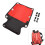 Stainless Steel Elastics Light Weight Diving Backrest Pad-Red 3