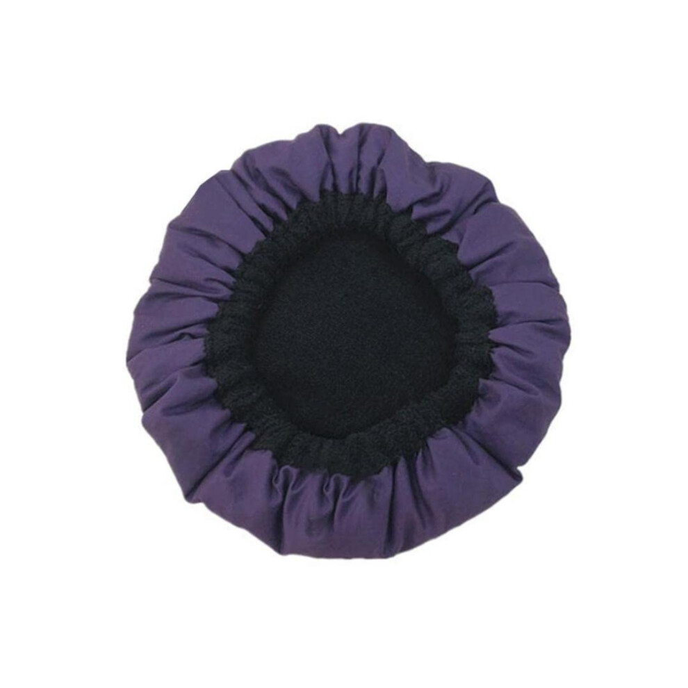 Purple Cordless Deep Conditioning Heat Cap For Hair Care, Microwavable Flaxseed Cap, 1Pc, Moisturizing Treatment