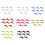 8Pcs Tennis Shock Absorbers Long Racket-fluorescent yellow 2