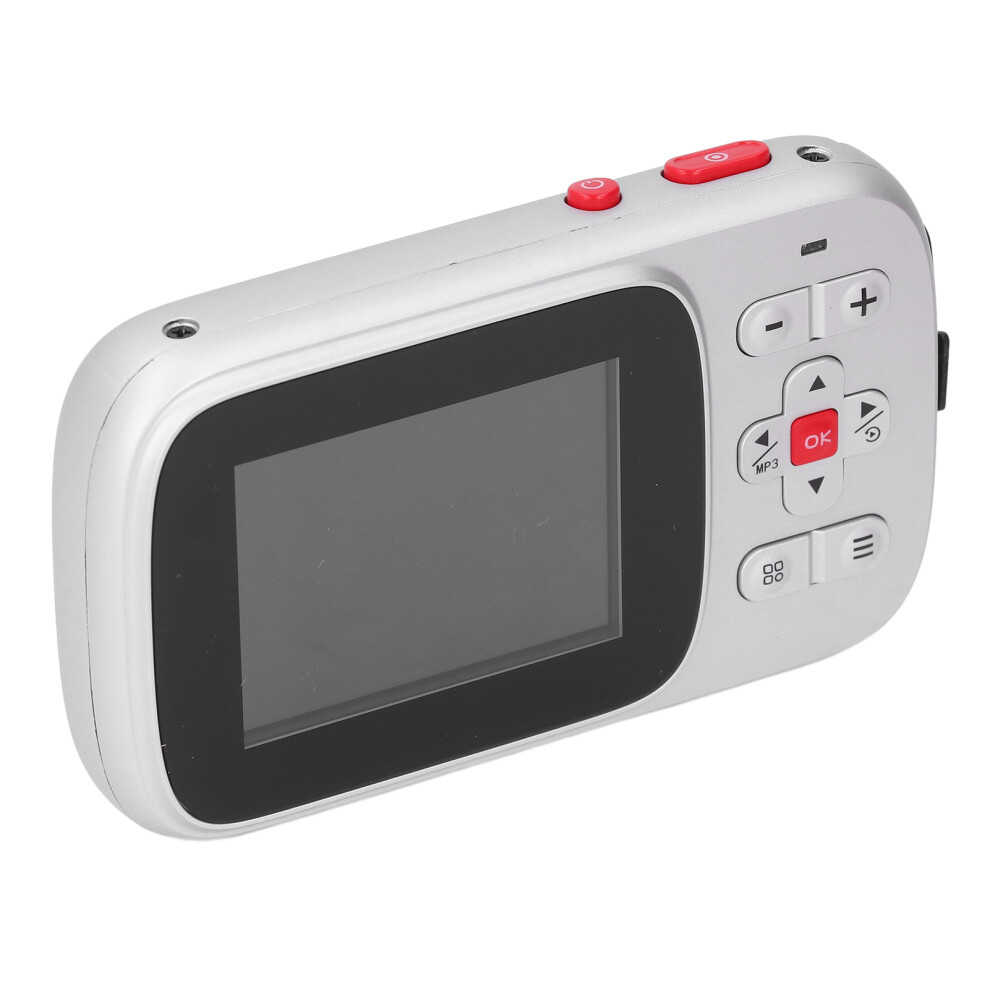 Digital Camera 72Mp 2.5K 16X Zoom Compact With 2.4" Ips Screen - Silver 9391346718621