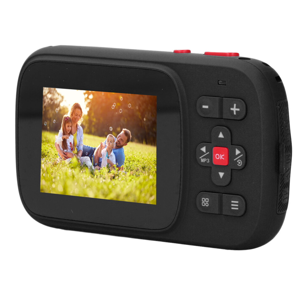 72Mp Dual Screen Digital Camera, 16X Zoom, 2.5K Video, Black 9451346718820