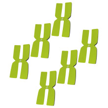 6Pcs Tennis Racket Weights Silicone Weighted Pad Tennis-Green