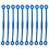 10Pcs Long Tennis Racket Vibration Dampeners-light blue 1