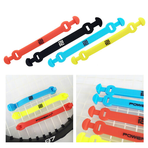 Double Knots Tennis Racket Shock Absorbers Long Racket-Red 2