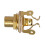 1/4Inch 6.35mm Mono Jacks Socket Nut and-Gold single pack 1