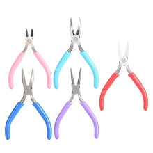 5 Stück Mini-Schmuckzangen-Set, Flachzange, Lange Nasenzange, Drahtschneider, 12 cm