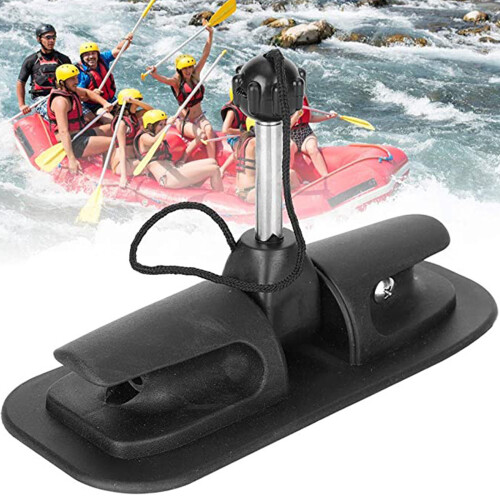 Kayak Oar Lock Patches Paddle Lock Mount Inflatable-Black 2