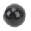 16pcs Pool Eight Ball 2.3in Diameter Black Resin 14