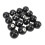 16pcs Pool Eight Ball 2.3in Diameter Black Resin 6