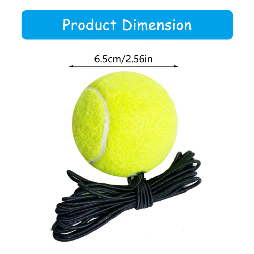 5Pcs Tennis Training Balls With String Rebounds Practice Balls 2