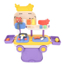 Buntes Spielküchen-Set für Kleinkinder, 24x16cm Kunststoff-Spielhaus