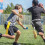 Flags Football Set Touchdown Training Flags Belts-Red 3 6