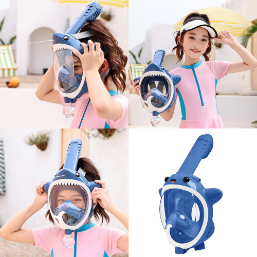 Foldable 180 Degree Panoramic View Anti-Fog-light blue 2