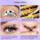 False Eyelash Clusters Kit - 10-16mm Black Self-Adhesive Lash Sets 2