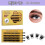 False Eyelash Clusters Kit - 10-16mm Black Self-Adhesive Lash Sets 1