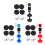 13Pcs Replacement Drums Felt Set Drum Stand Felt-Black 2