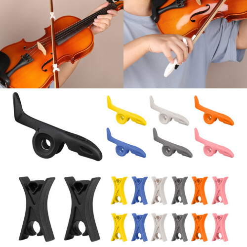 Violin Bows Grip Corrector Violin Viola Bows Hold Grip-Yellow 2