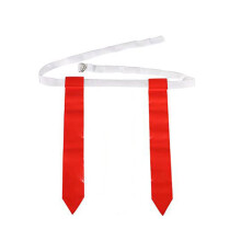 Outdoor Football Belt Soccer Flags Soccer Game Belt-Red 2 items