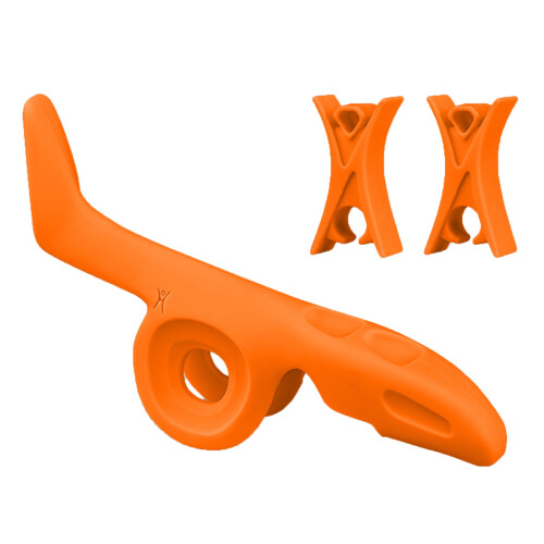 Finger Training Tool Silicone Violin Bows Grip-Orange