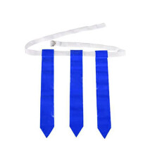 Nylon Waist Belt Soccer Belt Adjustable Football-Blue 3 items