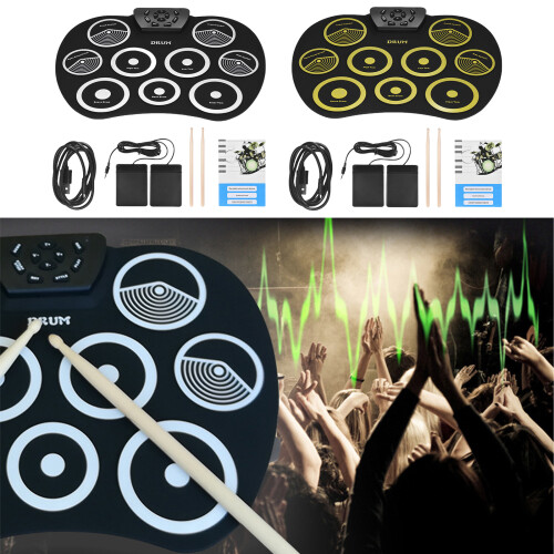 Electric Drum Kits for Beginners, Digital-English white 2