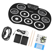 Electric Drum Kits for Beginners, Digital-English white